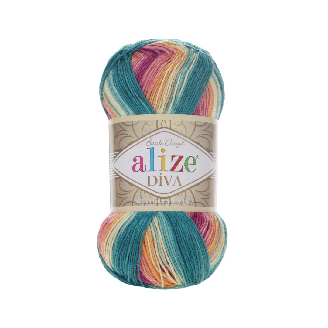 Alize Diva Batik Yarn (4572)