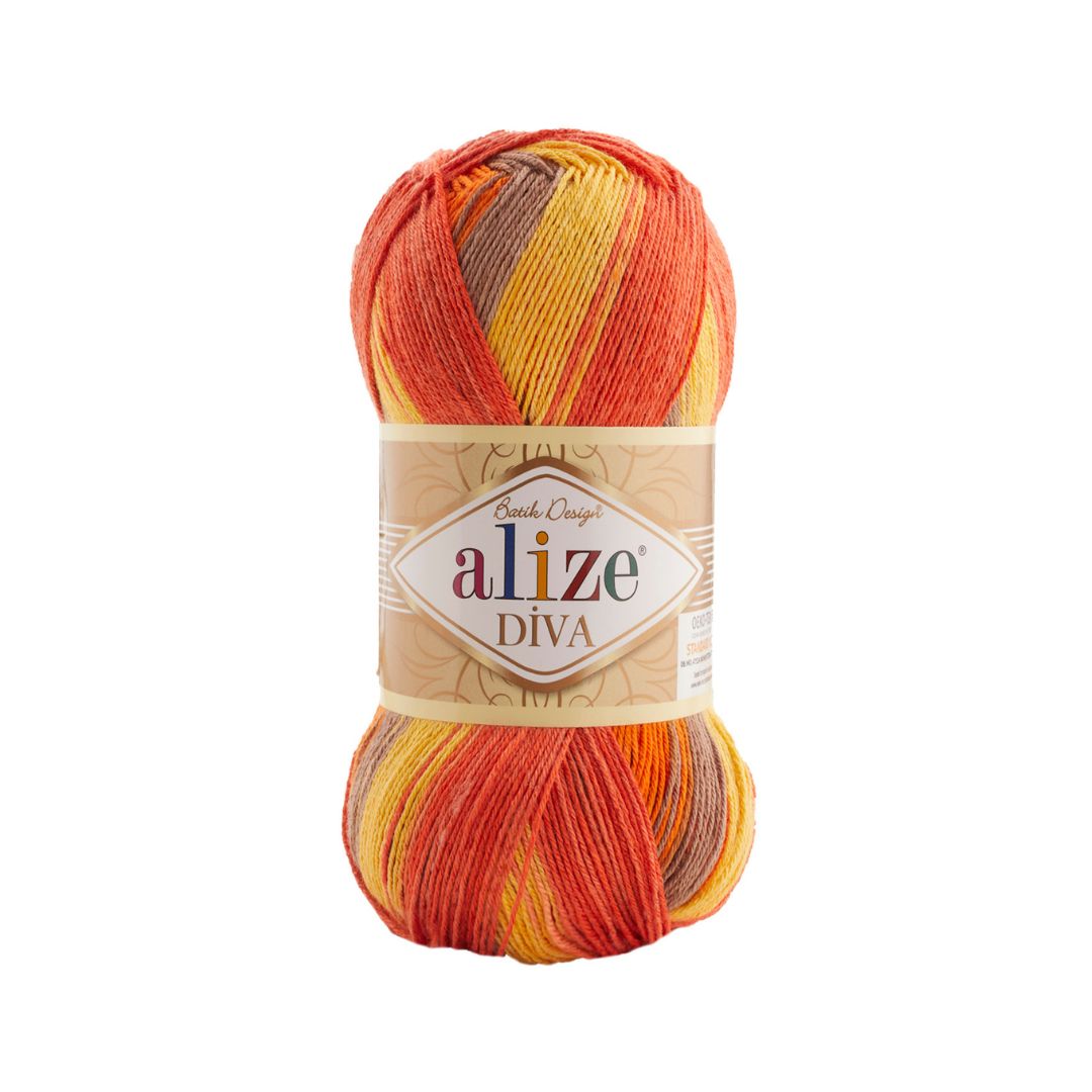 Alize Diva Batik Yarn (7632)