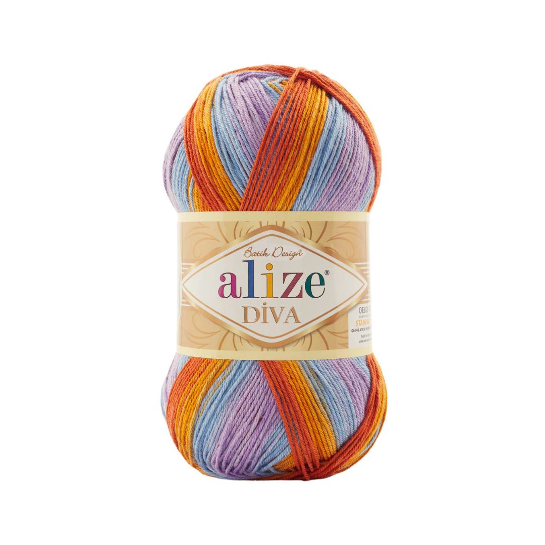 Alize Diva Batik Yarn (7794)