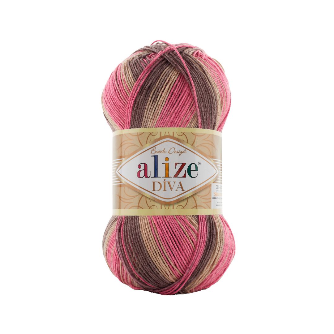 Alize Diva Batik Yarn (7829)